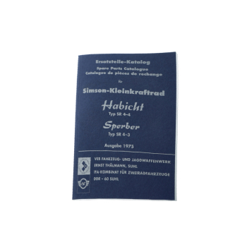 Ersatzteilkatalog, Ersatzteilliste, Simson SR4-4, SR4-3